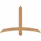 Ekena Millwork Bellingham Timber Gable Bracket, Western Red Cedar, 48"W x 32"H x 3 1/2"D x 3 1/2"F, 16/12 Pitch GBW048X32X0404BEL00SWR - alternate 1